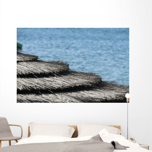 Architectural Details Thatched Roof Wall Decal