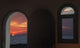 Dramatic Sunset over Ocean Wall Decal
