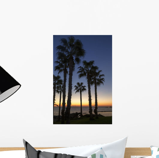Silhouette Palm Trees Wall Decal