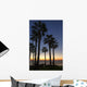 Silhouette Palm Trees Wall Decal