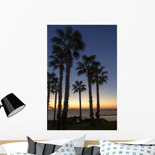Silhouette Palm Trees Wall Decal