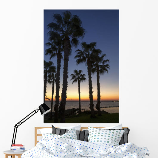 Silhouette Palm Trees Wall Decal