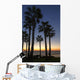 Silhouette Palm Trees Wall Decal