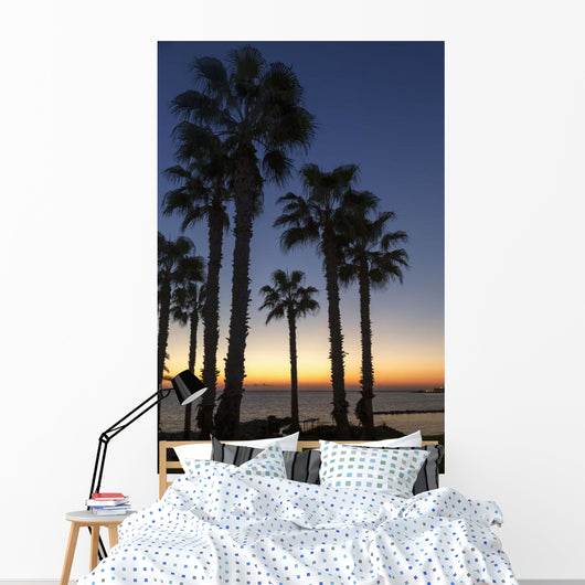 Silhouette Palm Trees Wall Decal