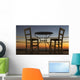 Table and Chairs Patio Wall Decal