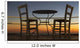 Table and Chairs Patio Wall Decal
