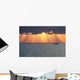 Dramatic Sky with Sun Wall Decal Design 1