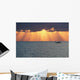 Dramatic Sky with Sun Wall Decal Design 1