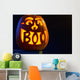 Carved Pumpkin Glowing with Wall Decal