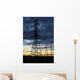Silhouette Large Metal Powerline Wall Decal