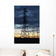 Silhouette Large Metal Powerline Wall Decal