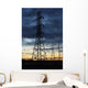 Silhouette Large Metal Powerline Wall Decal