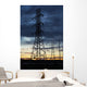 Silhouette Large Metal Powerline Wall Decal