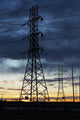 Silhouette Large Metal Powerline Wall Decal