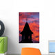 Silhouette Church Steeple with Wall Decal