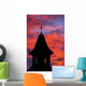 Silhouette Church Steeple with Wall Decal