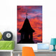Silhouette Church Steeple with Wall Decal