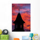 Silhouette Church Steeple with Wall Decal