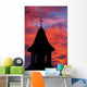 Silhouette Church Steeple with Wall Decal