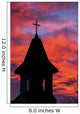 Silhouette Church Steeple with Wall Decal