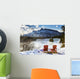 Two Red Chairs Wall Decal Design 2