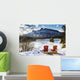 Two Red Chairs Wall Decal Design 2