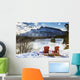 Two Red Chairs Wall Decal Design 2