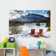 Two Red Chairs Wall Decal Design 2