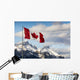 Canadian Flag Blowing Wall Decal