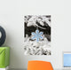 Up Frosted Covered Christmas Wall Decal Design 1