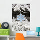 Up Frosted Covered Christmas Wall Decal Design 1