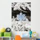Up Frosted Covered Christmas Wall Decal Design 1