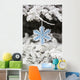 Up Frosted Covered Christmas Wall Decal Design 1