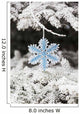 Up Frosted Covered Christmas Wall Decal Design 1