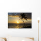 Silhouette Coconut Tree Wall Decal Design 1