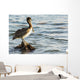 Pelican Perched Rock Water Wall Decal