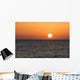 Glowing Sun over Ocean Wall Decal
