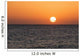 Glowing Sun over Ocean Wall Decal