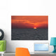 Dramatic Red Sky with Wall Decal