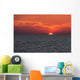 Dramatic Red Sky with Wall Decal