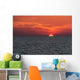 Dramatic Red Sky with Wall Decal