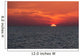 Dramatic Red Sky with Wall Decal