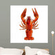 Red Lobster Illustration Wall Mural
