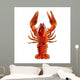 Red Lobster Illustration Wall Mural