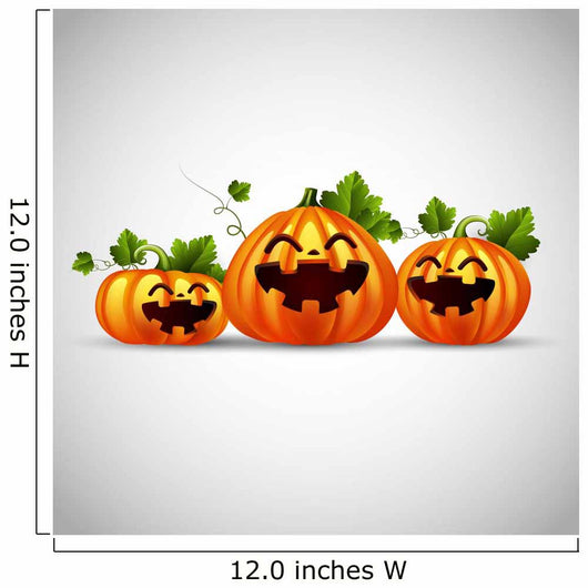 Three halloween funny pumpkins  Wall Decal