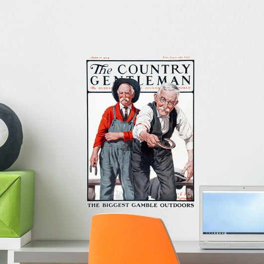 Cover Country Gentleman Agricultural Wall Decal Design 51