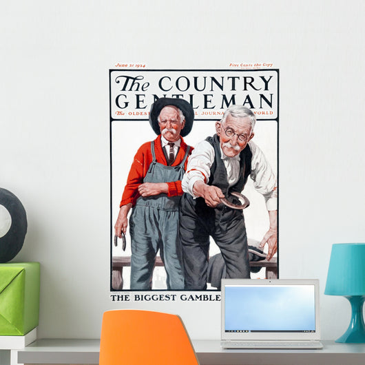 Cover Country Gentleman Agricultural Wall Decal Design 51