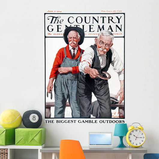Cover Country Gentleman Agricultural Wall Decal Design 51