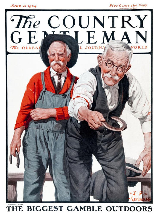 Cover Country Gentleman Agricultural Wall Decal Design 51