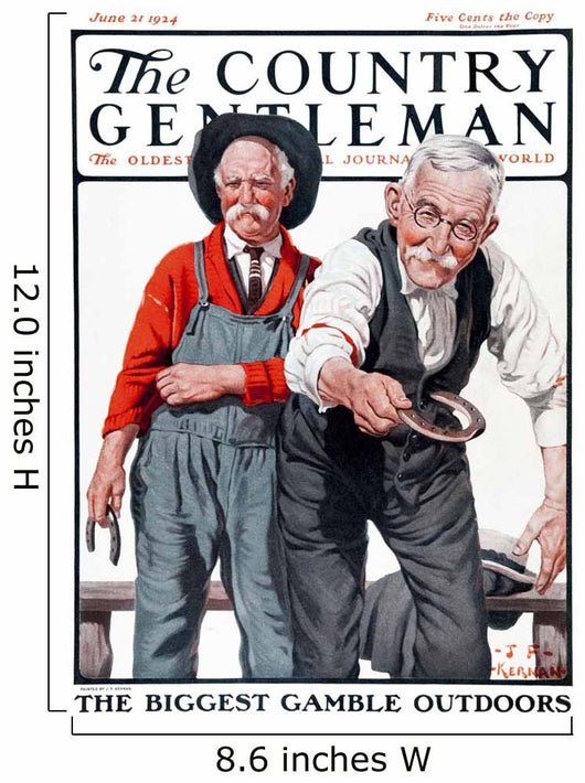 Cover Country Gentleman Agricultural Wall Decal Design 51